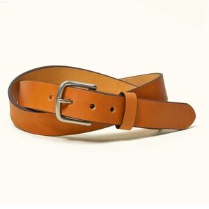 Tanner Goods Classic Saddle Tan Belt w/Adjustable Stainless Buckle. 32 Inches